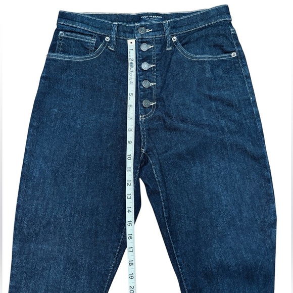 Lucky Brand, Bridgette High Rise Skinny Jeans, Size 10/30 Ankle, Darik Blue - Picture 7 of 12